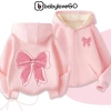 Áo khoác nỉ bé gái BabyloveGO in hình dễ thương, độc đáo - Giảm giá chỉ 189.000đ