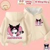 Áo khoác nỉ bông bé gái Kuromi CIUCIU KID - mềm mại, giữ nhiệt, giữ ấm, chỉ 214.000₫ 2