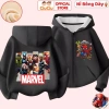 Áo Khoác Nỉ Bông Hoodie Bé Trai Siêu Nhân Marvel CIUCIU KID Vải Nỉ Lót Bông Mềm Mịn Ấm Áp