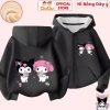 Áo khoác nỉ bông Kuromi cho bé gái CIUCIU KID - vải nỉ lót bông mềm, giữ nhiệt ấm áp, giảm giá 214k 5