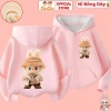 Áo khoác nỉ bông Labubu CIUCIU KID, vải nỉ lót bông dày dặn, ấm mềm giữ nhiệt 4