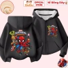 Áo khoác nỉ bông Siêu Nhân Người Nhện CIUCIU KID cho bé, lót bông dày ấm 4