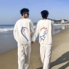 Áo khoác nỉ cặp đôi RTOML sweater hoodie nam nữ trái tim ghép mùa thu đông 69k 2