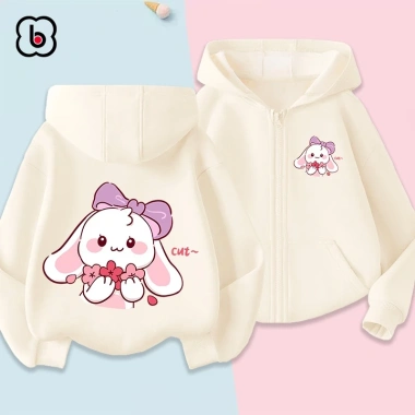 Áo khoác nỉ dày ấm cho bé BabyloveGO 2.026 - Hoodie mũ, khóa kéo, giảm còn 189.000 VND 3