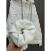 Áo khoác nỉ dày dặn boxy tay phồng, thêu chữ NCUUAA, cúc bấm cổ Ulzzang - giảm còn 199k 6