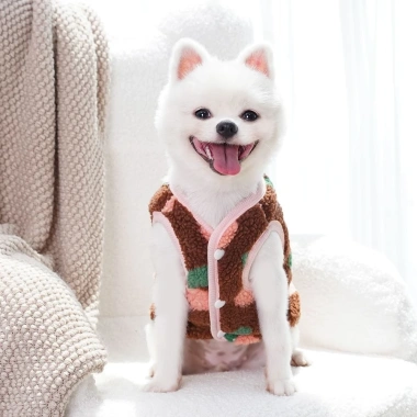 Áo khoác nỉ giữ ấm mùa đông cho chó mèo nhỏ, dày mềm, chống gió, có khoen dây dắt, phù hợp Poodle, Corgi, Pug, Bichon, Chihuahua, mèo Anh - Giá 312.404₫