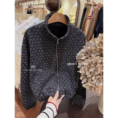 Áo khoác nỉ hoa nhí lót nhung ấm áp, thời trang mùa thu đông - Giá chỉ 680.000₫