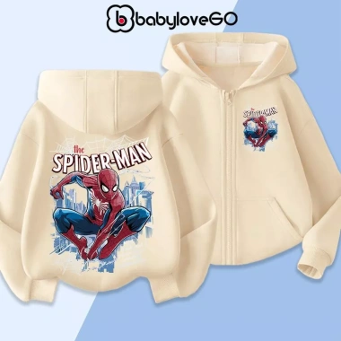 Áo khoác nỉ hoodie bé trai BabyloveGO in Marvel Spider‑Man, ấm dày, giảm giá 189k cho trẻ 1‑10 tuổi 5 Áo khoác nỉ hoodie bé trai BabyloveGO in Marvel Spider‑Man, ấm dày, giảm giá 189k cho trẻ 1‑10 tuổi 5