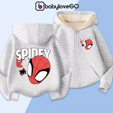 Áo khoác nỉ hoodie bé trai BabyloveGO in Marvel Spider‑Man, ấm dày, giảm giá 189k cho trẻ 1‑10 tuổi 8 Áo khoác nỉ hoodie bé trai BabyloveGO in Marvel Spider‑Man, ấm dày, giảm giá 189k cho trẻ 1‑10 tuổi 8