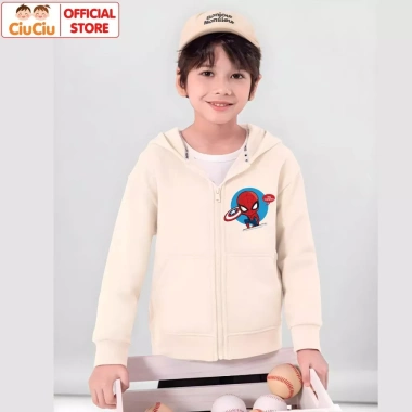 Áo khoác nỉ Hoodie Siêu Nhân Người Nhện bé trai - Nỉ da cá, size 9-33kg, 175.000₫ 7