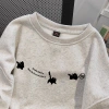 Áo khoác nỉ nữ Xám mùa thu, sweater dài tay con mèo in hình RTOML 119.999₫ 2
