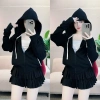 Áo khoác nữ chống nắng gân lụa form lửng nón to bigsize - Giá 169k giảm từ 202.8k 4