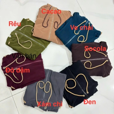 Áo khoác nữ chống nắng rộng, nón to viền 3 sọc, thun gân mát mềm – 179.000₫