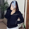 Áo khoác nữ chống nắng tay dài xỏ ngón cotton cao cấp giá 236.250 VND