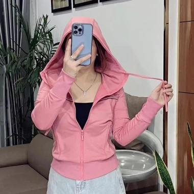 Áo khoác nữ chống nắng tay dài xỏ ngón cotton cao cấp giá 236.250 VND