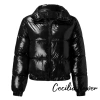 Áo khoác nữ dài tay cổ đứng quilted puffer rộng ấm áp mùa đông giá 494k 9