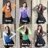 Áo Khoác Nữ Loang Màu Dệt Kim QC TH028 - Chống Nắng Co Dãn, Thoáng Mát TH SPORT 225k