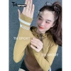Áo khoác nữ loang màu ôm form TH028-KT Vải dệt kim chống nắng UV TH SPORT 7