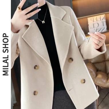 Áo khoác nữ ngắn hai mặt Petite Blazer Ve phong cách Chanel, siêu nhẹ sang trọng, giảm giá 12%