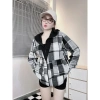 Áo khoác nữ QUỲNH NHI mùa hè - Flannel + thun gân, mềm, nón chống nắng - 229k 9