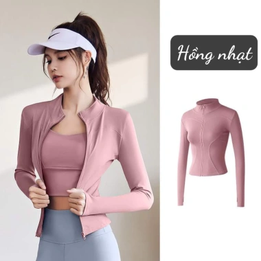 Áo khoác nữ tập yoga QC L1 kim lạnh, chống nắng UV, thoáng khí co dãn 4 chiều 3 Áo khoác nữ tập yoga QC L1 kim lạnh, chống nắng UV, thoáng khí co dãn 4 chiều 3