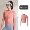 Áo khoác nữ tập yoga QC L1 kim lạnh, chống nắng UV, thoáng khí co dãn 4 chiều 6