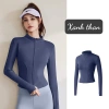 Áo khoác nữ tập yoga QC L1 kim lạnh, chống nắng UV, thoáng khí co dãn 4 chiều 7