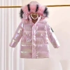 Áo khoác Parka mùa đông -30°C bé gái, mũ trùm đầu dày ấm, chống thấm, giá 268k 4