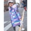 Áo khoác Parka mùa đông -30°C bé gái, mũ trùm đầu dày ấm, chống thấm, giá 268k 6