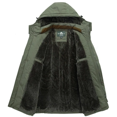 Áo Khoác Parka Nam 3 Lớp Lót Lông Cao Cấp – Chống Nước, Chắn Gió, Giữ Nhiệt, Giá Ưu Đãi 589,600₫ 7