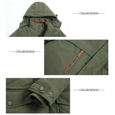 Áo Khoác Parka Nam 3 Lớp Lót Lông Cao Cấp – Chống Nước, Chắn Gió, Giữ Nhiệt, Giá Ưu Đãi 589,600₫ 9