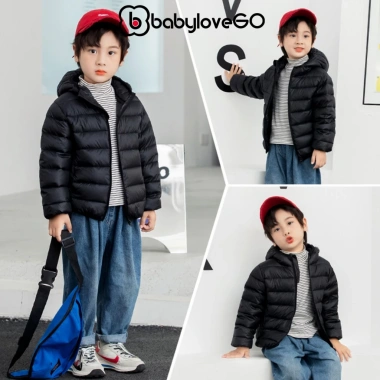 Áo khoác phao bé trai BabyloveGO Ultra Air+ siêu nhẹ, siêu ấm, có mũ, gọn gàng - Giá ưu đãi 319,000đ 2