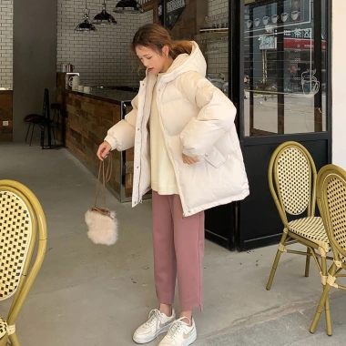 Áo khoác phao béo nam nữ có mũ mùa đông Hot 2.024 - Hàng Quảng Châu L1 Giá ưu đãi 279k 9