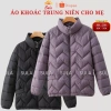 Áo khoác phao chần bông siêu nhẹ họa tiết sóng: Giá ưu đãi 250.000 cho mẹ và người già