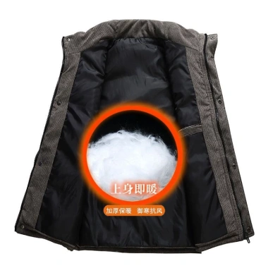 Áo khoác phao cotton dày dặn, cổ đứng ấm áp, cá tính nam mùa Thu Đông - Giảm 20% 432k 2