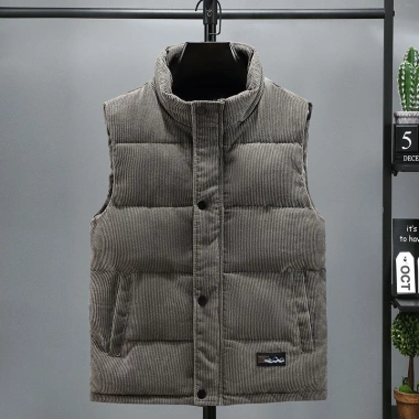 Áo khoác phao cotton dày dặn, cổ đứng ấm áp, cá tính nam mùa Thu Đông - Giảm 20% 432k 5