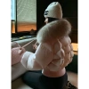 Áo khoác phao croptop lông siêu ấm phong cách Hàn Quốc giảm còn 540k 2
