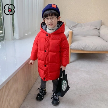 Áo khoác phao dài BabyloveGO cho bé, siêu ấm nhẹ, giữ nhiệt mùa đông, chỉ 359k