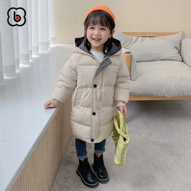 Áo khoác phao dài BabyloveGO cho bé, siêu ấm nhẹ, giữ nhiệt mùa đông, chỉ 359k