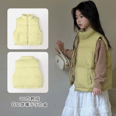 Áo khoác phao gile E.LE.PHANT lông vũ siêu nhẹ dày ấm cho bé trai & bé gái – giảm còn 259k