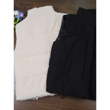 Áo khoác phao gile nữ 3 lớp trần bông dày dặn Hàn Quốc Ulzzang ấm - Mẫu 1 148k 2