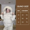 Áo Khoác Phao GUNO Siêu Nhẹ Chần Bông, Mũ Lông Tháo Rời, Siêu Ấm - Giảm Giá 650k (Số Lượng Có Hạn) 8