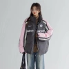 Áo khoác phao hồng xám cổ đứng form rộng unisex giảm giá 265.000, giá gốc 320.650 3