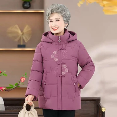 Áo khoác phao lót lông cho mẹ - Size 46‑85kg, chất liệu mềm ấm, thiết kế thêu sang trọng, giảm còn 600.000 VND 10 Áo khoác phao lót lông cho mẹ - Size 46‑85kg, chất liệu mềm ấm, thiết kế thêu sang trọng, giảm còn 600.000 VND 10