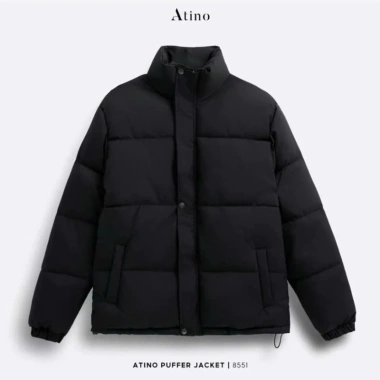 Áo Khoác Phao Mùa Đông Unisex Form Rộng Không Logo Chống Rách Giữ Ấm Hot 2.024 cho nam nữ 7