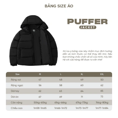 Áo khoác phao nam 3 lớp Bazik Bion SHIELD PUFFER giữ ấm, trượt nước, mũ liền, cản gió - 499k giảm giá