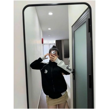 Áo khoác phao nam nữ cổ cao logo thêu cá tính, năng động, dễ phối outfit 169.750₫