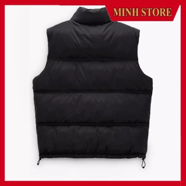 Áo khoác phao nam siêu ấm ba lỗ, thu đông trần bông AK01 - MINHSTORE 195k