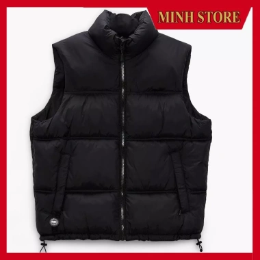 Áo khoác phao nam siêu ấm ba lỗ, thu đông trần bông AK01 - MINHSTORE 195k