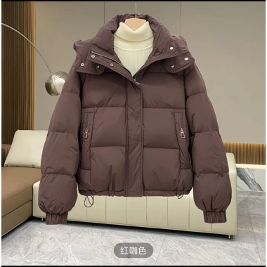 Áo khoác phao nữ mùa đông ấm áp, chống gió, nhẹ, giảm giá 20% - Chỉ 320.000₫